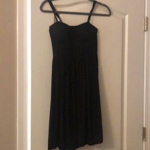 Black, strapless sundress. Size: Extra Small